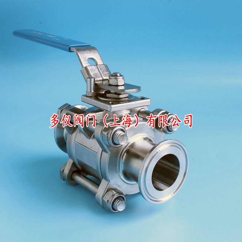 三片式(shi)無滞留衛生(sheng)級球閥